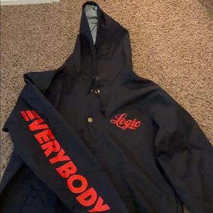 Men’s Large Logic ‘Everybody’ Nylon Coaches Jacket